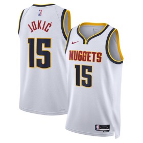 Dres Denver Nuggets Nikola Jokic 15 Nike 2022-23 Association Edition Bijela Swingman